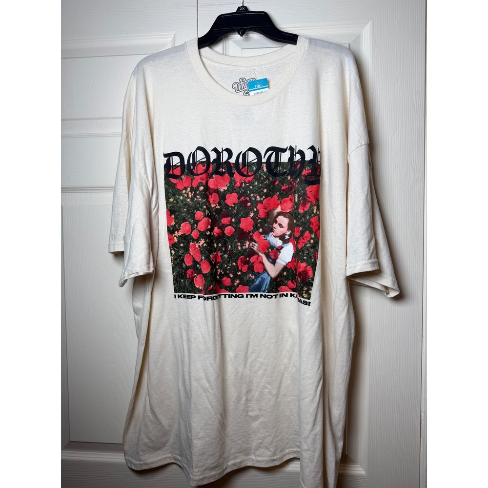 Wizard of Oz Dorothy Graphic Tee Cream Off White 3X Hybrid Apparel Rue21 New
